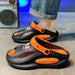 Black orange-casual style