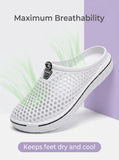 Women's Garden Shoes Lightweight Breathable Slip-resistant Indoor Outdoor Casual Slippers Half Slippers Easy-to-Wear Sandals for Beach And Daily Use