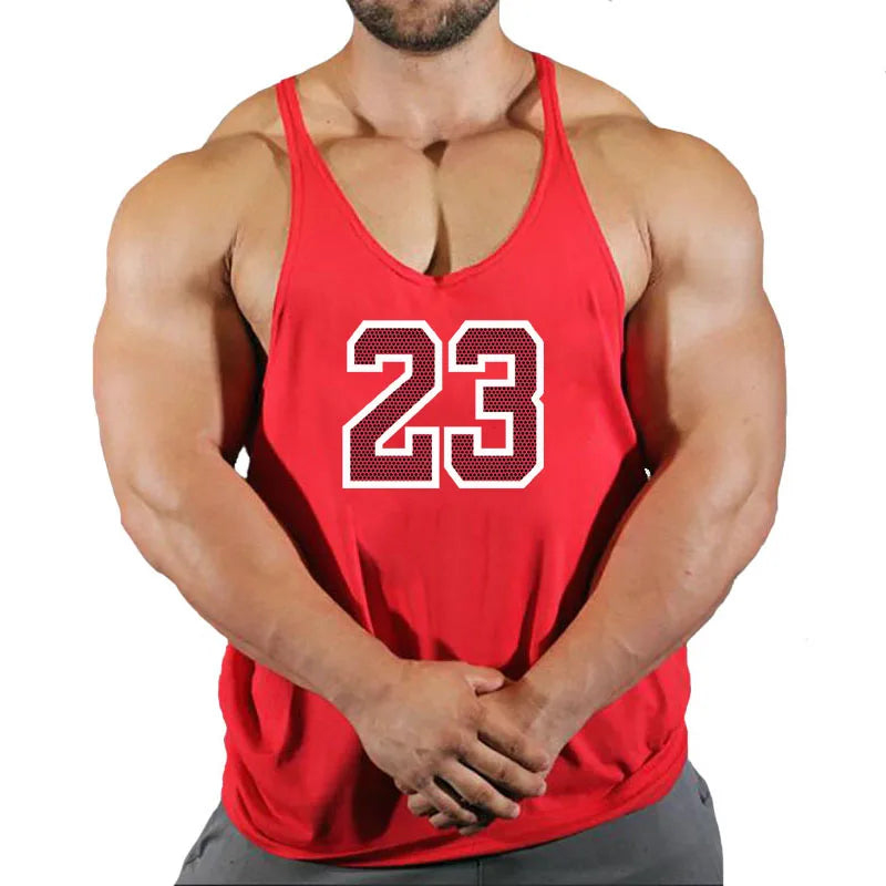 Sleeveless Sweatshirt Muscular Man Gym Shirt Man Men's Clothes Top for Fitness Vests Stringer Clothing Bodybuilding Vest Singlet