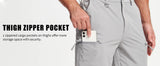 Men's Quick Dry Cargo Shorts Summer Waterproof Hiking Shorts Outdoor Multi-pockets Camping Training Work Shorts Man