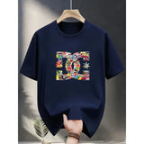 Summer Men's and Women's Sporty Casual Style T-Shirts, Cool and Breathable T-Shirts, Large-Sized T-Shirts for Europe and America