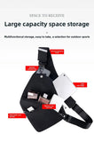 Sling Chest Bag Anti-theft Men Chest Bag Waterproof Tactical Sling Crossbody Bags Travel Cross Body Pack for Men