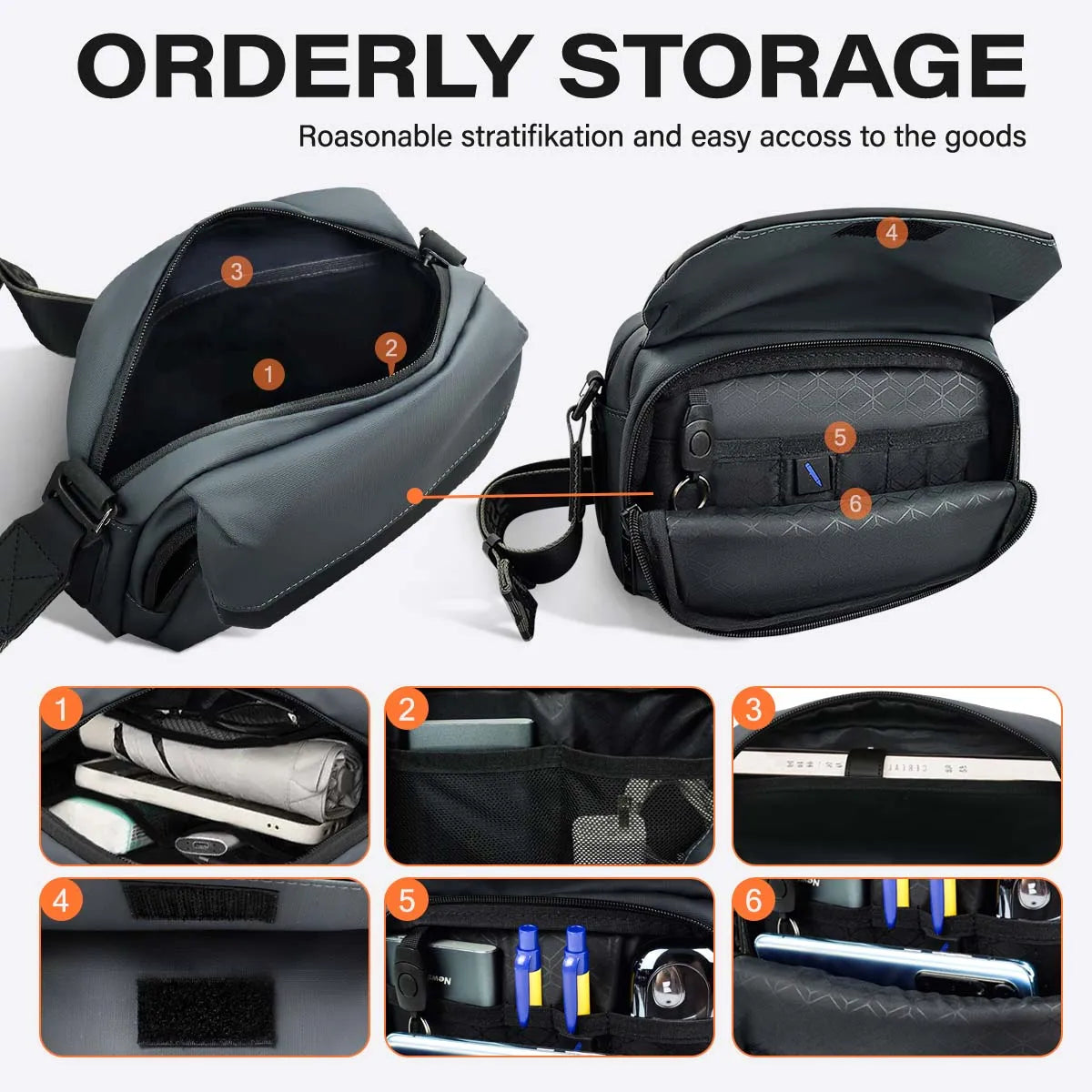 Men Women Shoulder Bag Design Plaid Messenger Bag Crossbody Bag Casual Zipper Small Square Sling Bag Waterproof
