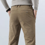 Spring Autumn Men's Corduroy Trousers New Men's Clothing Stretch Slim Fit Casual Pants Fashion Mens Business Work Pants