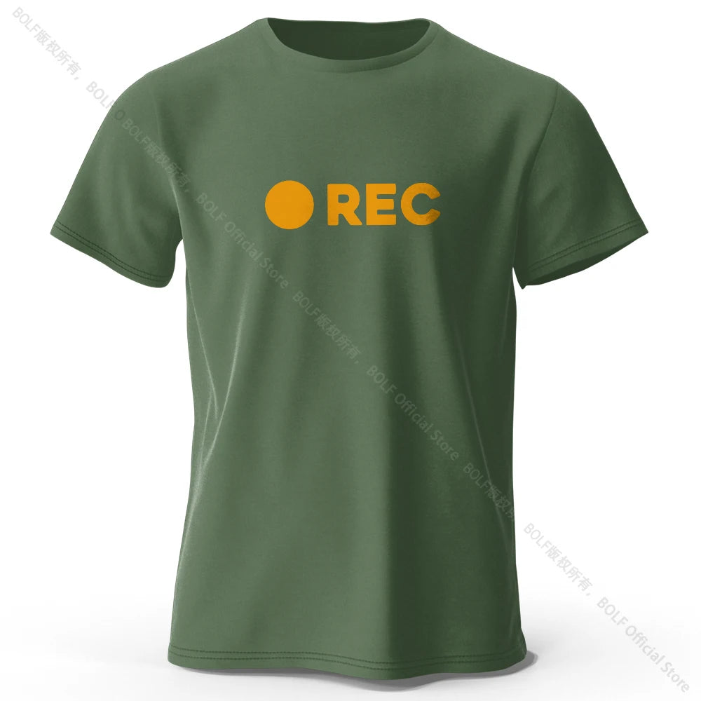 REC Printed Essential Wardrobe 100% Cotton T-Shirt, Soft & Breathable Round Neck Short Sleeve Tee for Men & Women