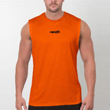 Men's Fitness Tank Tops Europe United States Fashion Brand Round Neck Sports Sleeveless T-shirt Summer Men Mesh Running Vests