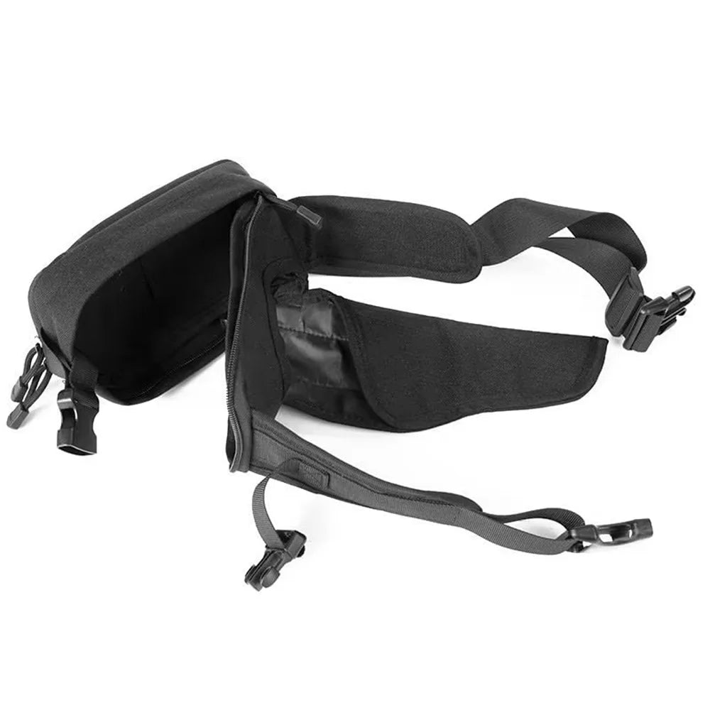 Outdoor MOLLE Tactical Waist Bag for Men Outdoor Multi Functional Nylon Sports Waist Bag for Hiking, Hunting, Running, Cycling, Assault Combat Waistpack