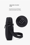 GOLF Mini Shoulder Bag Man Crossbody for Men Black Cross Bag Casual Slim Oxford Small Cell Phone Sling Messeng Bag Lightweight