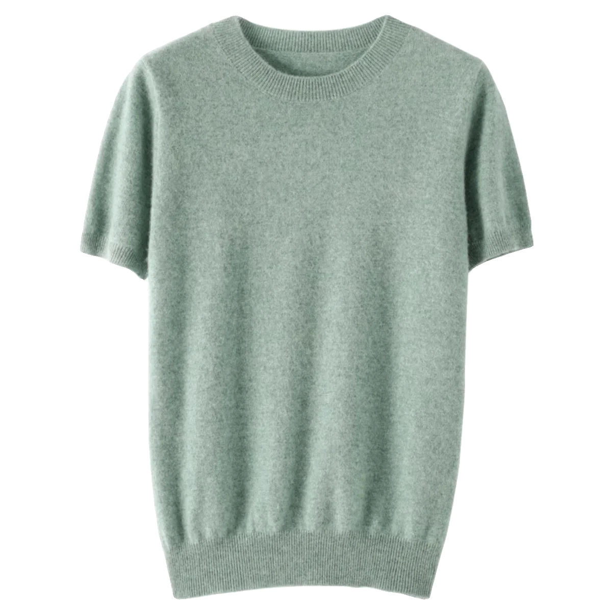 Spring Autumn Women Sweaters Short Sleeves O-neck Bottoming Shirts Knitwear 2026 Summer Knit Tops Pullovers Korean Jumpers