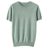 Spring Autumn Women Sweaters Short Sleeves O-neck Bottoming Shirts Knitwear 2026 Summer Knit Tops Pullovers Korean Jumpers