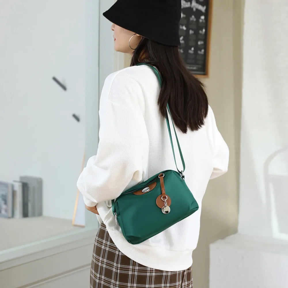 Women Waterproof Nylon Crossbody Bag Ladies Luxury Designer Large Capacity Handbags Purse Female Casual Shoulder Pillow Bags