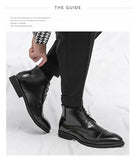 Men Boots Red Sole Handmade Solid Color Lace Up Classic Business Ankle Boots for Men Free Shipping Fashion Mens Shoes