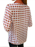 New Fashion Women Blouses Fashion elegant ladies printed shirts Long Sleeve Tops Blusas Mujer