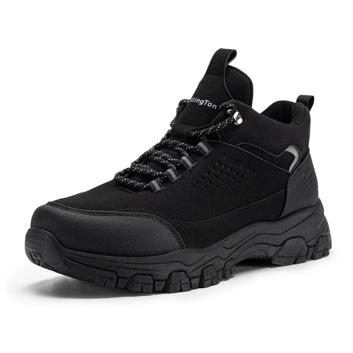 Men's Mid-Height Hiking Boots, All-Terrain Non-Slip Outdoor Trekking Camping Shoes, Comfortable Men's Sneakers for Outdoor Activities