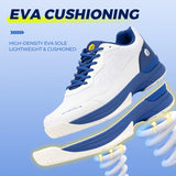 FitVille Men's Wide Width 2E Professional Tennis Training Shoes, Breathable Lightweight Non-Slip Sports Sneakers Equipped with Arch Support for All Day Wear
