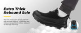 FitVille Men'S Extra Wide Hands-Free Slip-On Walking Sneakers, Lightweight Breathable Orthopedic Shoes With Arch Support, Foot Pain Relief For Swollen Feet