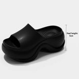 Thick Platform Women's Slippers Summer Outdoor Indoor Soft Sole Home Slide Sandals EVA Summer Fashion Wear Beach Anti-Slip Shoes