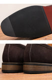 Large size Le Fu shoes men's leather shoes