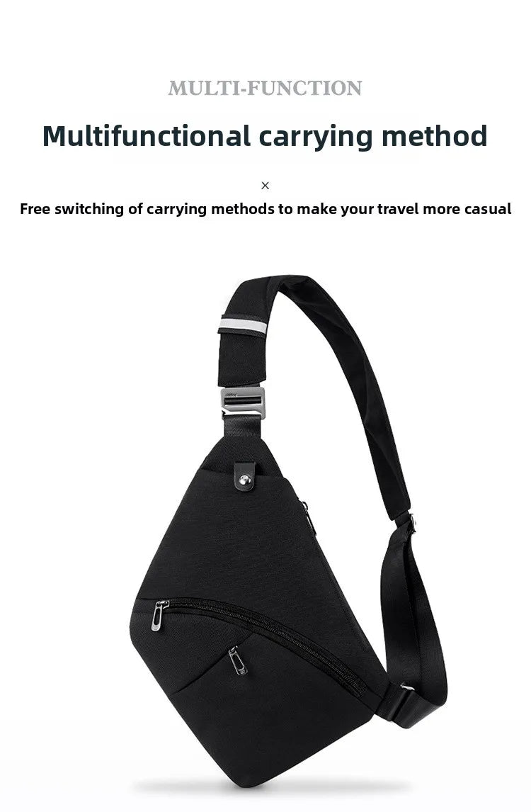 Sling Chest Bag Anti-theft Men Chest Bag Waterproof Tactical Sling Crossbody Bags Travel Cross Body Pack for Men