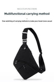 Sling Chest Bag Anti-theft Men Chest Bag Waterproof Tactical Sling Crossbody Bags Travel Cross Body Pack for Men