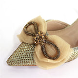 Latest Women's Luxury Diamond Crystal High Heels New Fashion Sandals Party High Heels Elegant Italian Women's Shoes