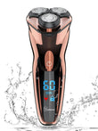 Hatteker Electric Shaver for Men Full Body Washable Rechargeable LCD Display Floating Beard Razor
