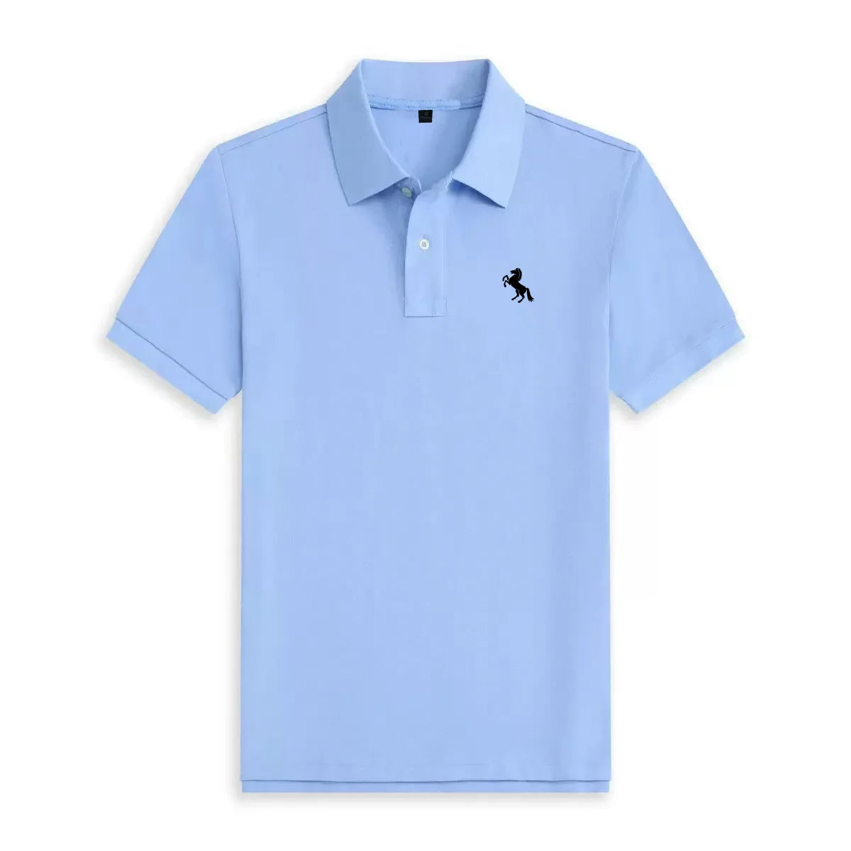 Men's 2026 boutique short sleeved polo shirt summer new fashion brand print versatile comfortable casual T-shirt breathable top