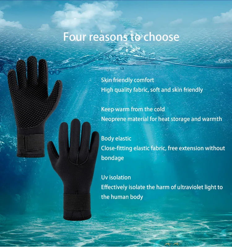 Diving Gloves Socks Head Covers Diving Equipment Wear-resistant Prevent Punctures And Keeps Warm Beachcombing Protective Gear