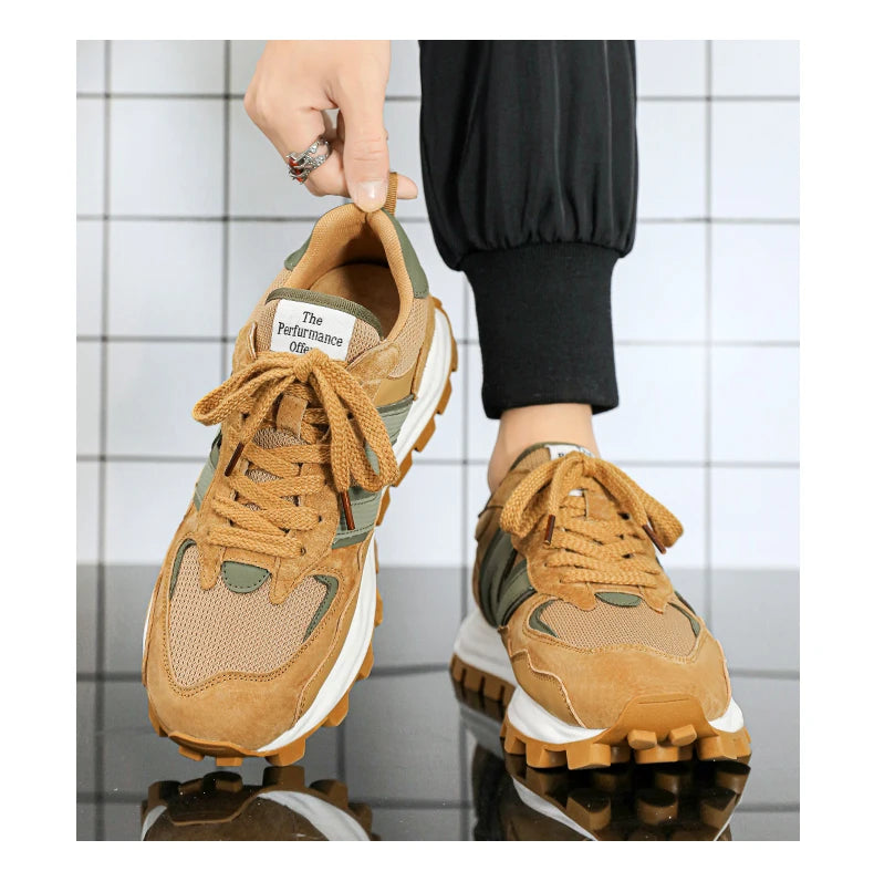 Men New Breathable Sneakers High-end Sport Balance Fashion Shoes for Men Trend Luxury Sneakers Women  Zapatos Altos Hombre