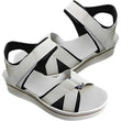 Women's Platform Wedge Sandals with Open Toe and Ankle Strap, Casual Summer Footwear