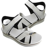Women's Platform Wedge Sandals with Open Toe and Ankle Strap, Casual Summer Footwear