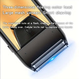 Professional Foil Electric Shaver for Men – Rechargeable, Waterproof, LED Display, Beard Trimmer, USB Charging, Portable Grooming Tool