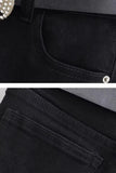 Black Denim Shorts for Women New European Style Trendy Summer Mini Shorts Female Sexy Sheath Night Club Slim Ultrashort Jeans