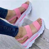 Women 2026 New Sandals Platform Sandals Summer Shoes Women Heels Sandalias Mujer Lightweight Wedges Shoes Platform Heels Sandal