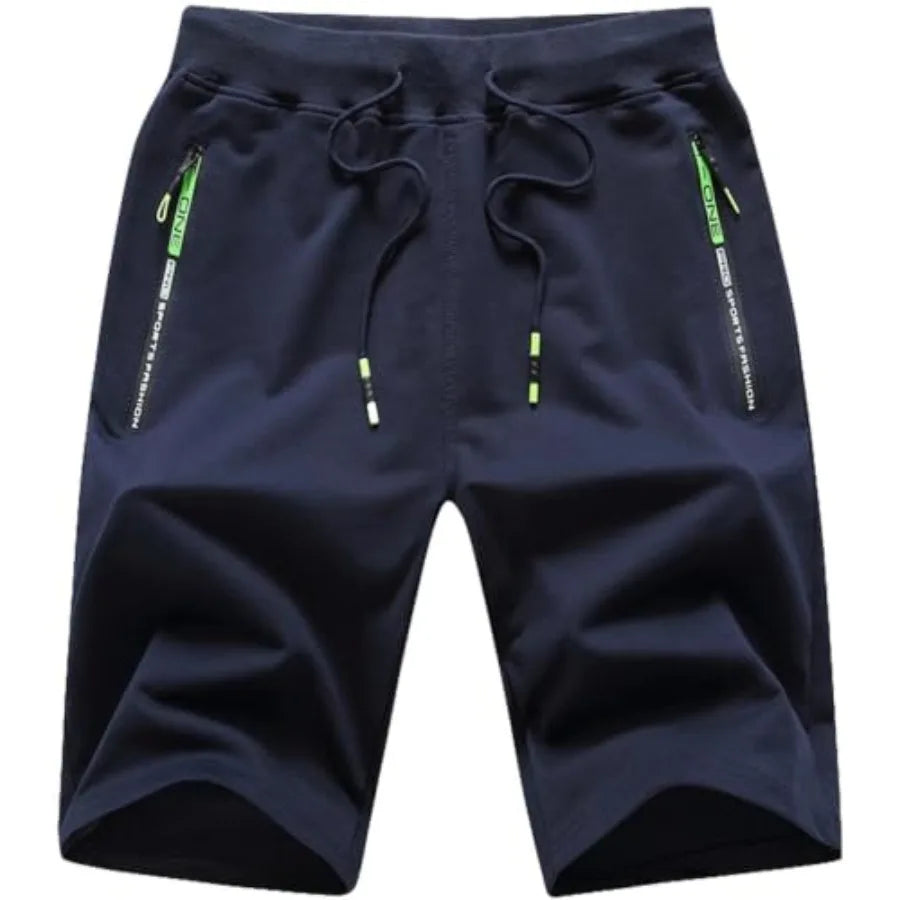 Mens Casual Shorts Workout Fashion Comfy Shorts Breathable Big and Tall Shorts Navy