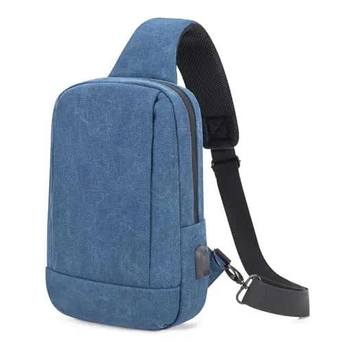Canvas Messenger Bag Sling Bag Crossbody Shoulder Bag for Men Women Travel Work Satchel Bags