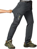 Mens Hiking Pants Convertible Lightweight Quick Dry Zip Off Fishing Safari Camping Travel Boy Scout Pants
