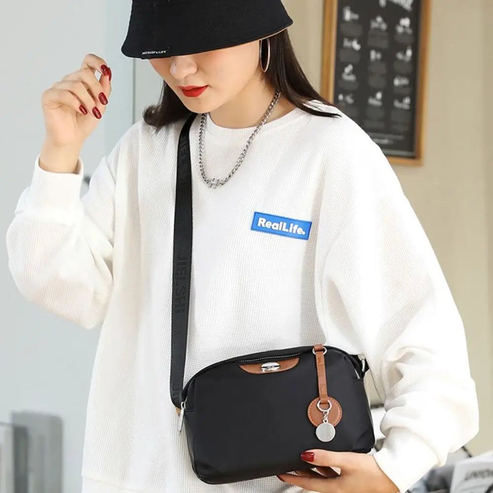 Women Waterproof Nylon Crossbody Bag Ladies Luxury Designer Large Capacity Handbags Purse Female Casual Shoulder Pillow Bags