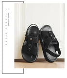 Brand Classic Mens Sandals Summer Genuine Leather Sandals Men Outdoor Casual Lightweight Sandal Fashion Men Sneakers
