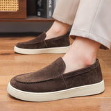 Fashion Men's Casual Shoes Suede Leather Men Classic British Style Tassels Loafers Moccasins Mens Outdoor Driving Flats