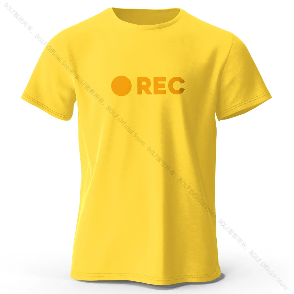 REC Printed Essential Wardrobe 100% Cotton T-Shirt, Soft & Breathable Round Neck Short Sleeve Tee for Men & Women