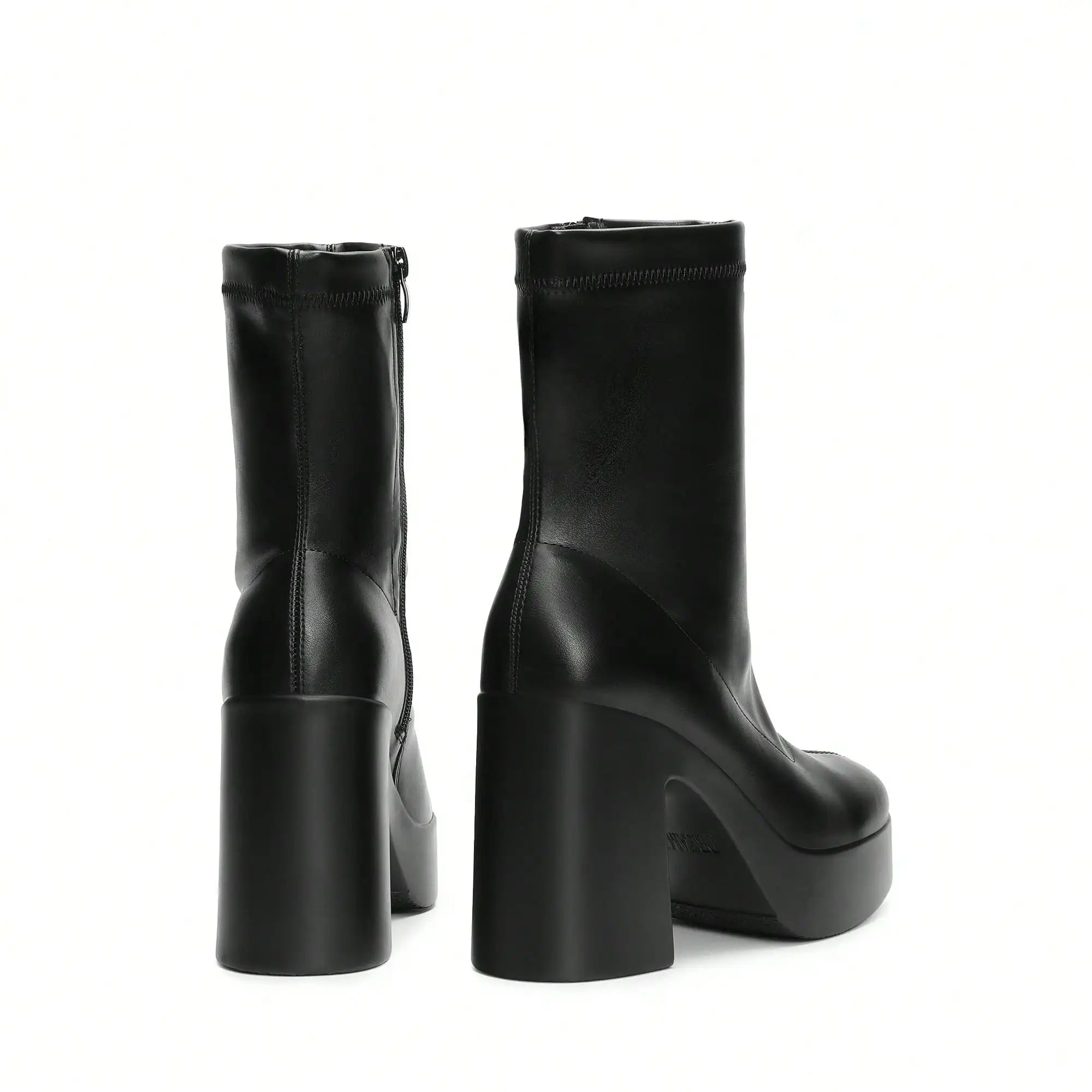 Women's Chunky Platform Ankle Boot High Block Heels Square Toe Lightweight Comfort Party Dress Booties Shoes For Women sx2308109273973634