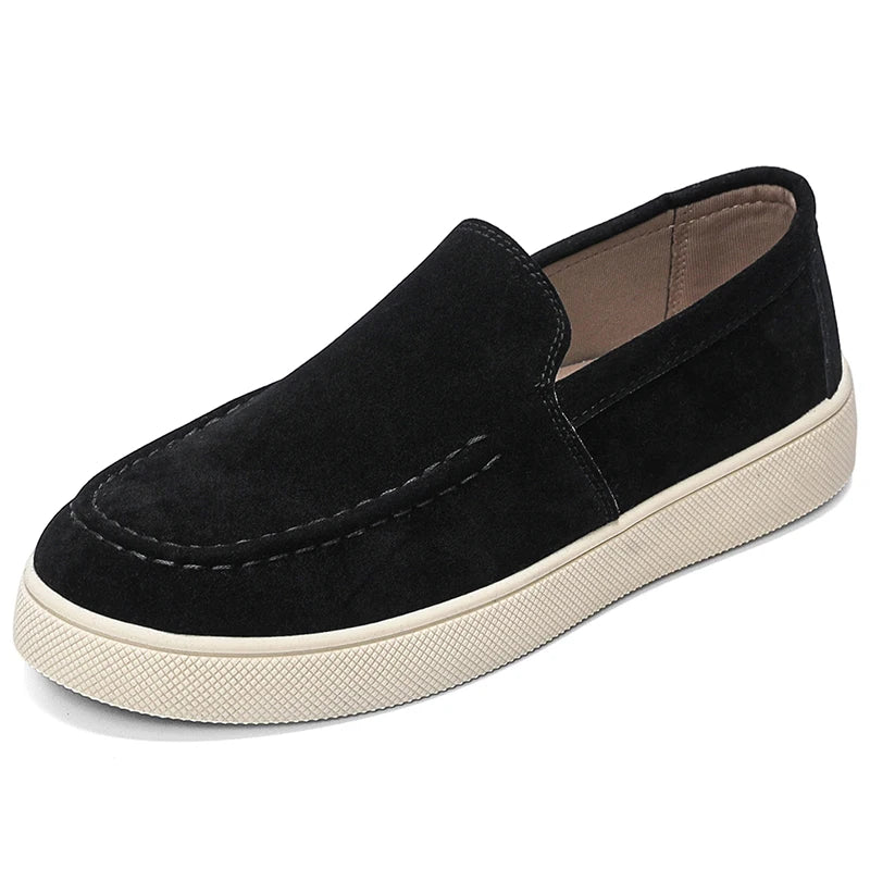 Fashion Men's Casual Shoes Suede Leather Men Classic British Style Tassels Loafers Moccasins Mens Outdoor Driving Flats