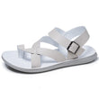 Summer Men Rome Genuine Leather Roman Sandals Gladiator 2024 Sandalias Romanas Hombre Flat Sandles Dropshipping