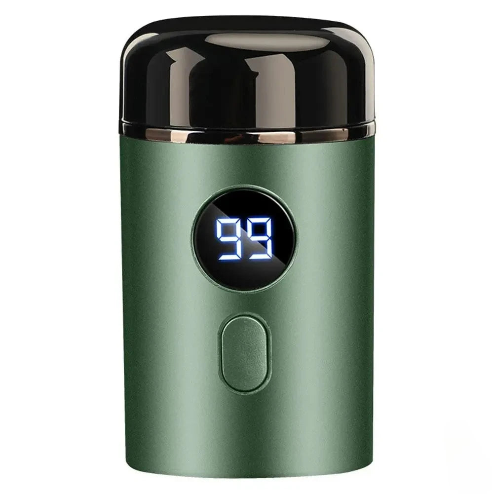 Men Electric Mini Shaver Rechargeable Type-c Charging Car Portable Led Digital Display Wet & Dry Shaver Men Women Home Razor