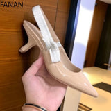 Genuine Leather High Heel Sandals Fabric Embroidery White Sandals Women 2025 Sexy Wedding Shoes Party Single Shoes