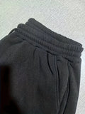 Plus Size - Plus Size - Plus Size Women'S Casual Solid Color, Machine Washable Fabric with Drawstring Pocket Shorts