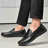 Hot-selling Men's Casual Shoes PU Leather Male Loafers New Arrival Moccasins Light Comfortable Man Driving Wedding Flats Slip-On