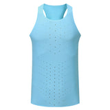 Womens Running Vests Lightweight Tops Marathon Outdoor Sports Fitness Hole Vest Sleeveless Shirts Clothing Quick Dry Breathable
