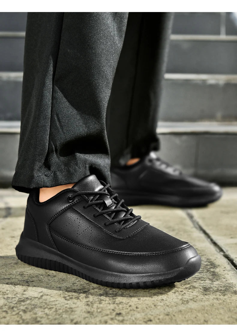 Chef shoes four season light non-slip oil-proof waterproof plus size men's kitchen work shoes fashion casual garden men's shoes